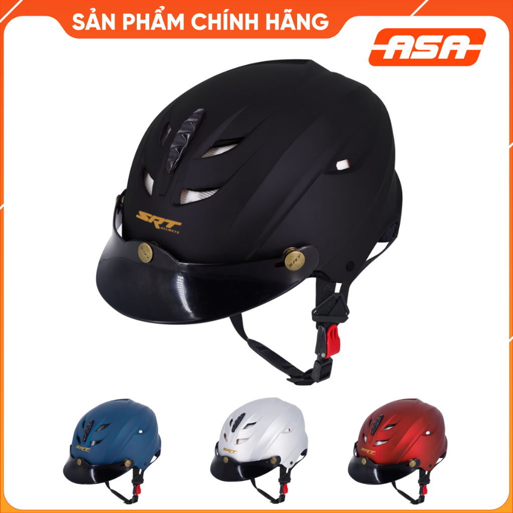 Mũ Bảo Hiểm SRT A760T Nhiều Màu - Chính Hãng