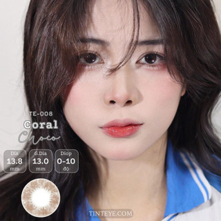 Kính Áp Tròng Tinteye Lens Nâu trầm siêu tự nhiên TE - 008