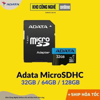 Thẻ nhớ adata microsdhc dung lượng – class 10, u1, v10, a1 - có adapter chuyển sd