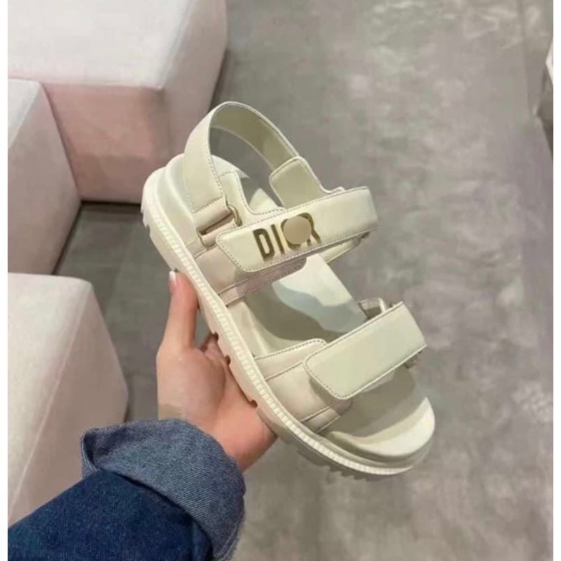 Sandal quai ngang, sandal nữ quai dán da siêu mềm