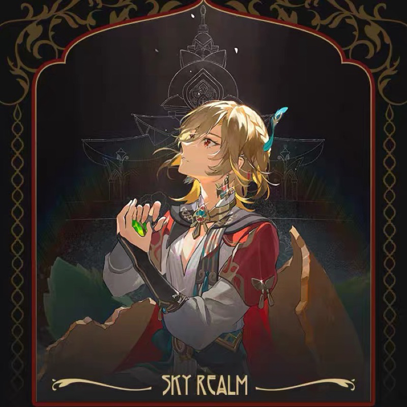 Card bo góc pola Genshin Impact Kaveh Sky Realm hàng artist có bản quyền