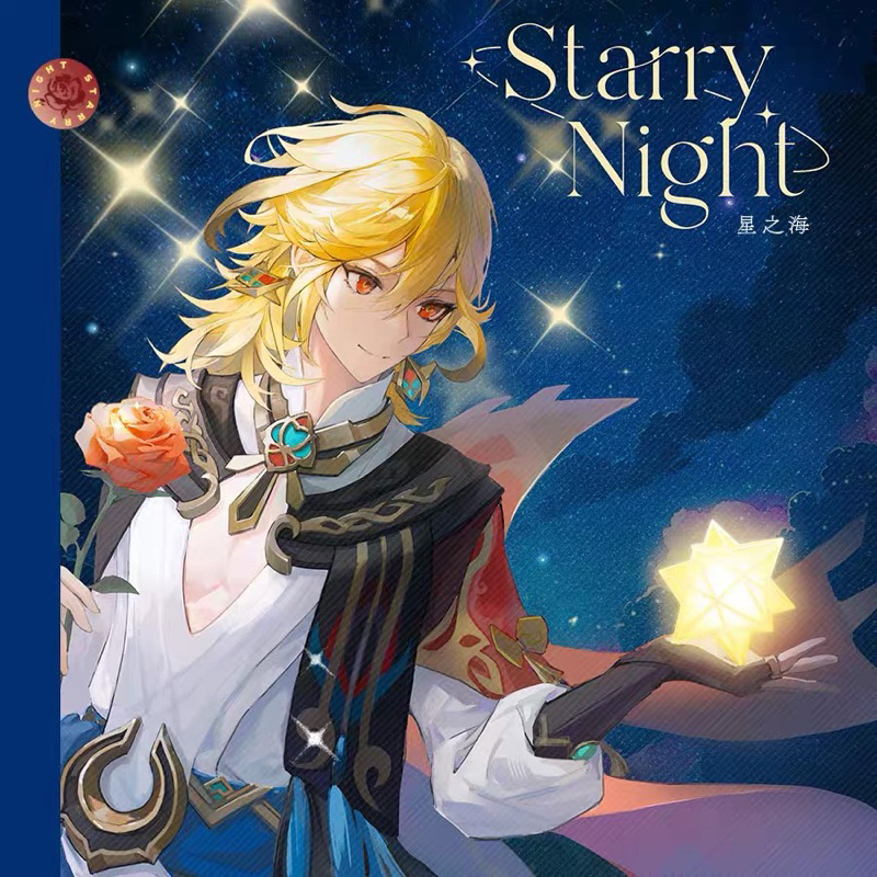 Card bo góc pola Genshin Impact Kaveh Starry Night hàng artist có bản quyền