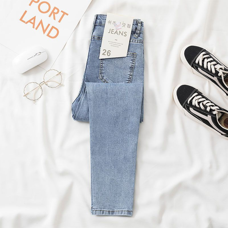 Quần jeans nữ dáng ôm skinny lưng cao Avocado, quần bò ống bó co giãn form dài phong cách trẻ trung