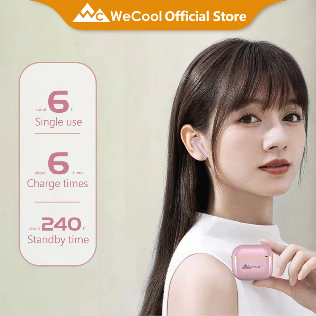 Tai nghe Bluetooth Lenovo x WeCool H1 Bluetooth 5.2 âm thanh nổi HD chơi game được có độ trễ thấp và micro