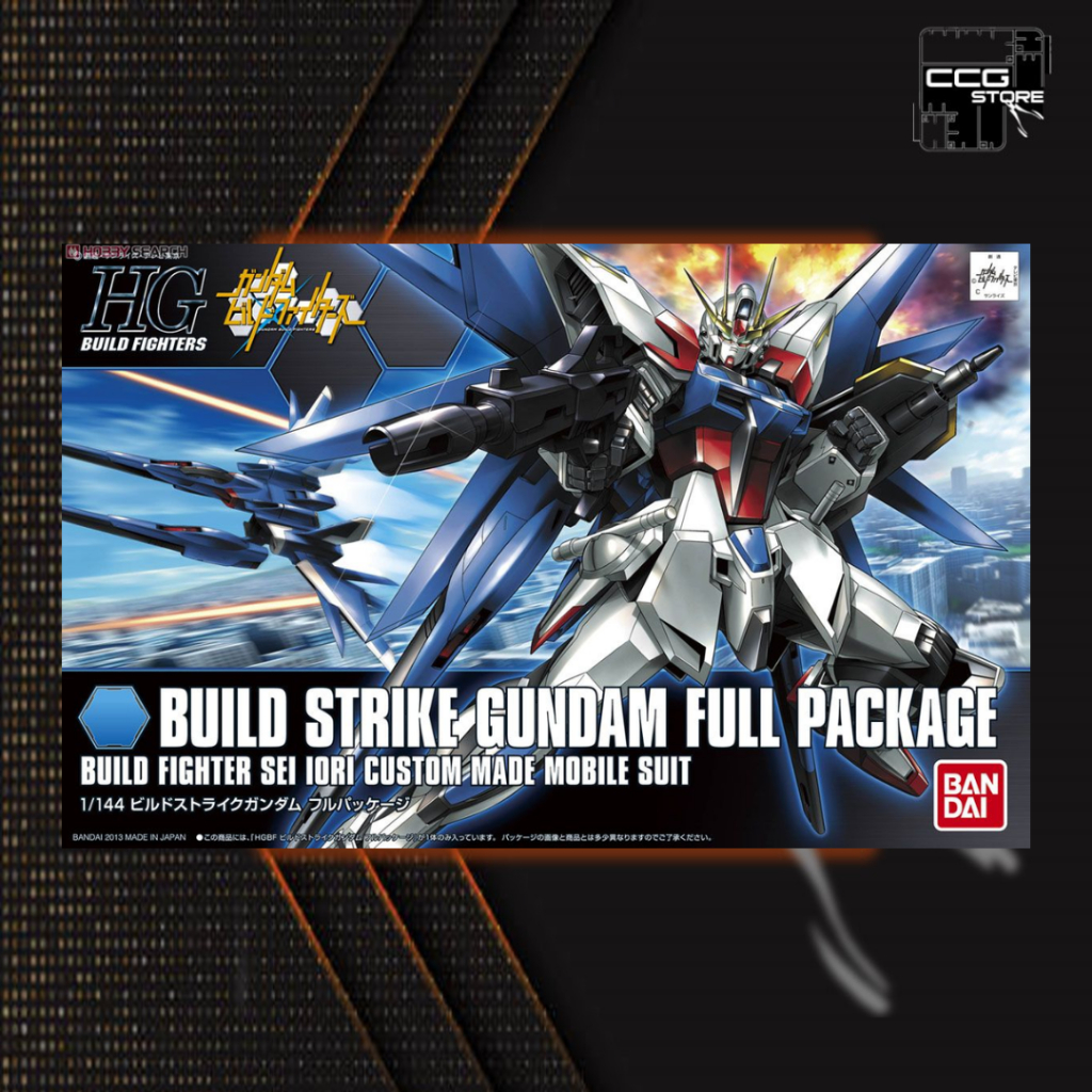 Mô hình lắp ráp Gunpla - BANDAI - HGBF 1/144 BUILD STRIKE GUNDAM FLIGHT FULL PACKAGE