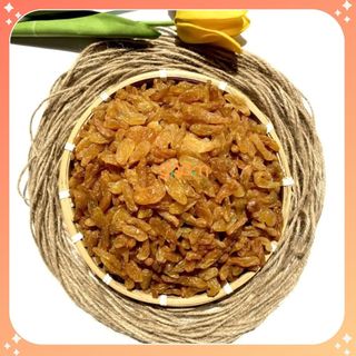 Nho khô ấn độ nho khô vàng sấy dẻo chua ngọt healthy hàng loại 1 trái to - 250g/500g