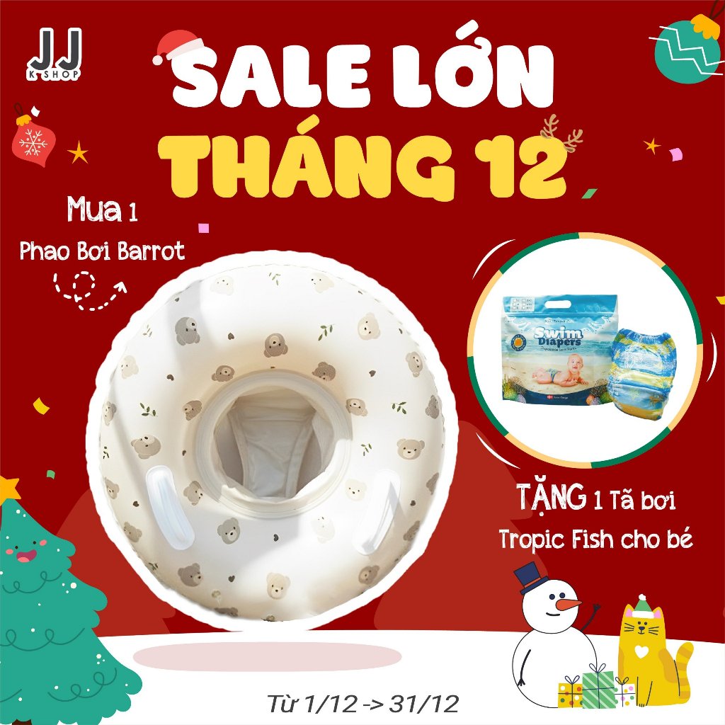 Phao Bơi Chống Lật Bar-Rot An Toàn Dành Cho Bé 1-3 Tuổi Siêu Hot Style Hàn Quốc