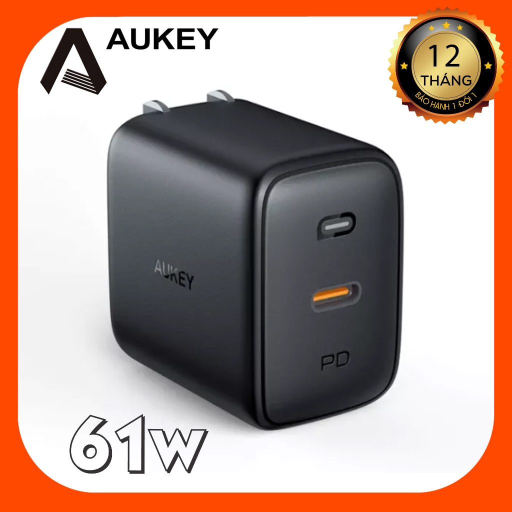Củ Sạc Nhanh 61W AUKEY PA-B2 Sạc PD3.0 type C