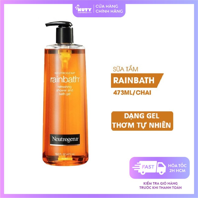 Gel Tắm Neutrogena Dưỡng Ẩm & Tươi Mới Rainbath Refreshing (473ml)