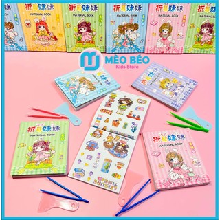 Hình dán sticker, Sổ dán sticker, Hình dán cute - Mèo Béo Kids Store