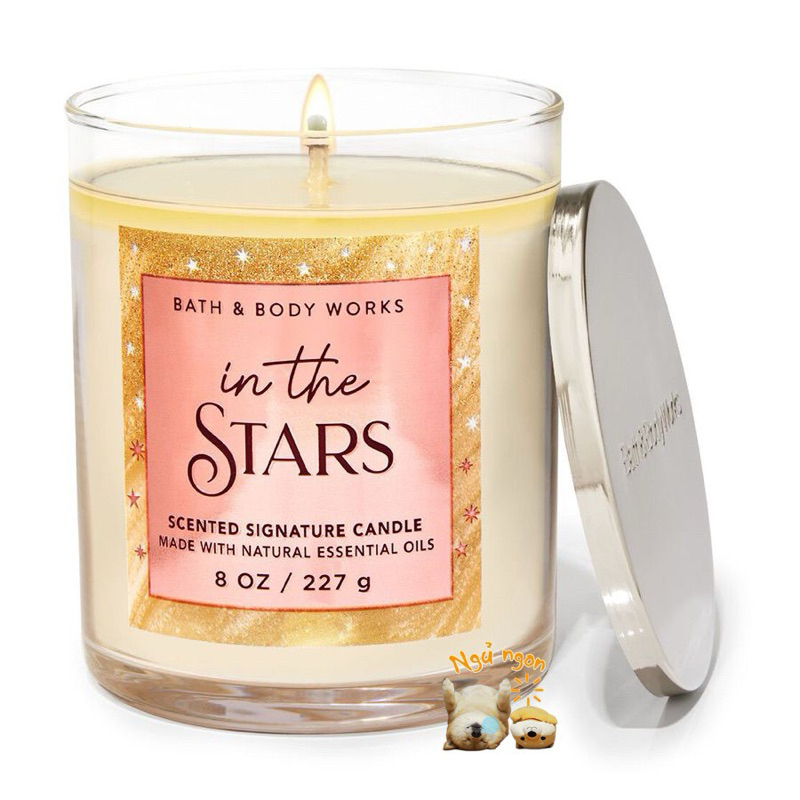 Nến thơm 1 tim cao cấp Bath & Body Works In The Stars 227g