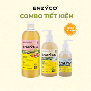 Combo Nước Rửa Bát, Nước Rửa tay và Nước Ngâm Rau Sinh Học 100% Enzyme Từ Dứa Diệt Khuẩn 손 세정제 Dishwashing liquid