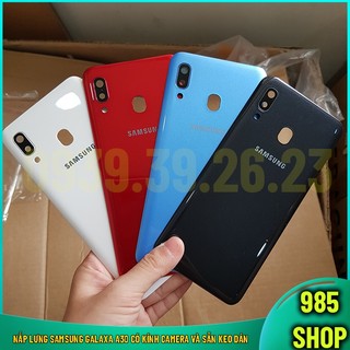 Ss a30 nắp lưng samsung galaxy a30 có kính camera và sẵn keo dán - 985 shop