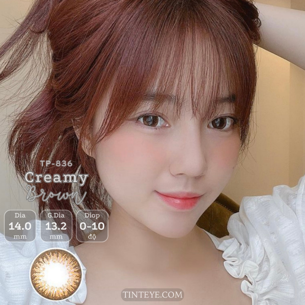 Kính Áp Tròng Tinteye Lens TP-836 Nâu Tự Nhiên