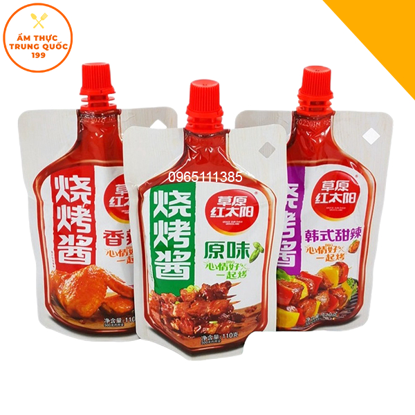 Sốt Ướp Nướng 3 Vị 110g - Dễ Dùng, Thơm Ngon