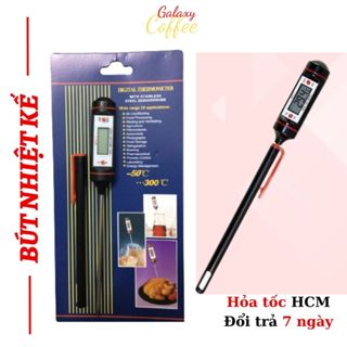 Nhiệt Kế Đo Nước Pha Sữa Thiết Kế Dạng Bút Nhiệt Kế Đo Thực Phẩm -50 Tới 300 Độ C Nhiệt Kế Nấu Ăn Tiện Lợi Galaxy Coffee