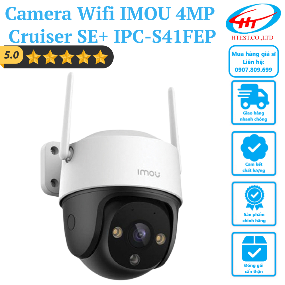 [IPC-S41FEP] Camera Wifi IMOU 4MP Cruiser SE+ IPC - S41FEP - Hoàng chính hãng