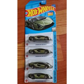 Xe Mô Hình Hot Wheels Lamborghini Sian FKP37 Card Mỹ
