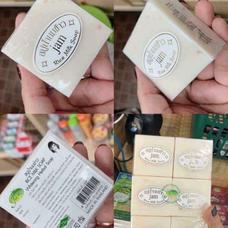 xà phòng gạo jam thái lan