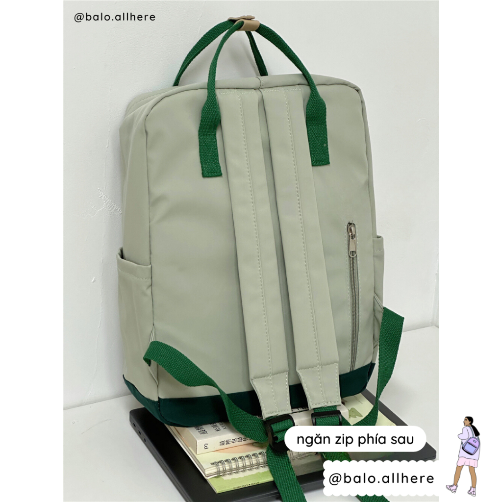 Balo Cặp Sách Nam Nữ Basic Chống Nước