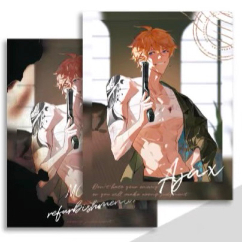 Card bo góc pola Genshin Impact Childe Zhongli Black hàng artist có bản quyền