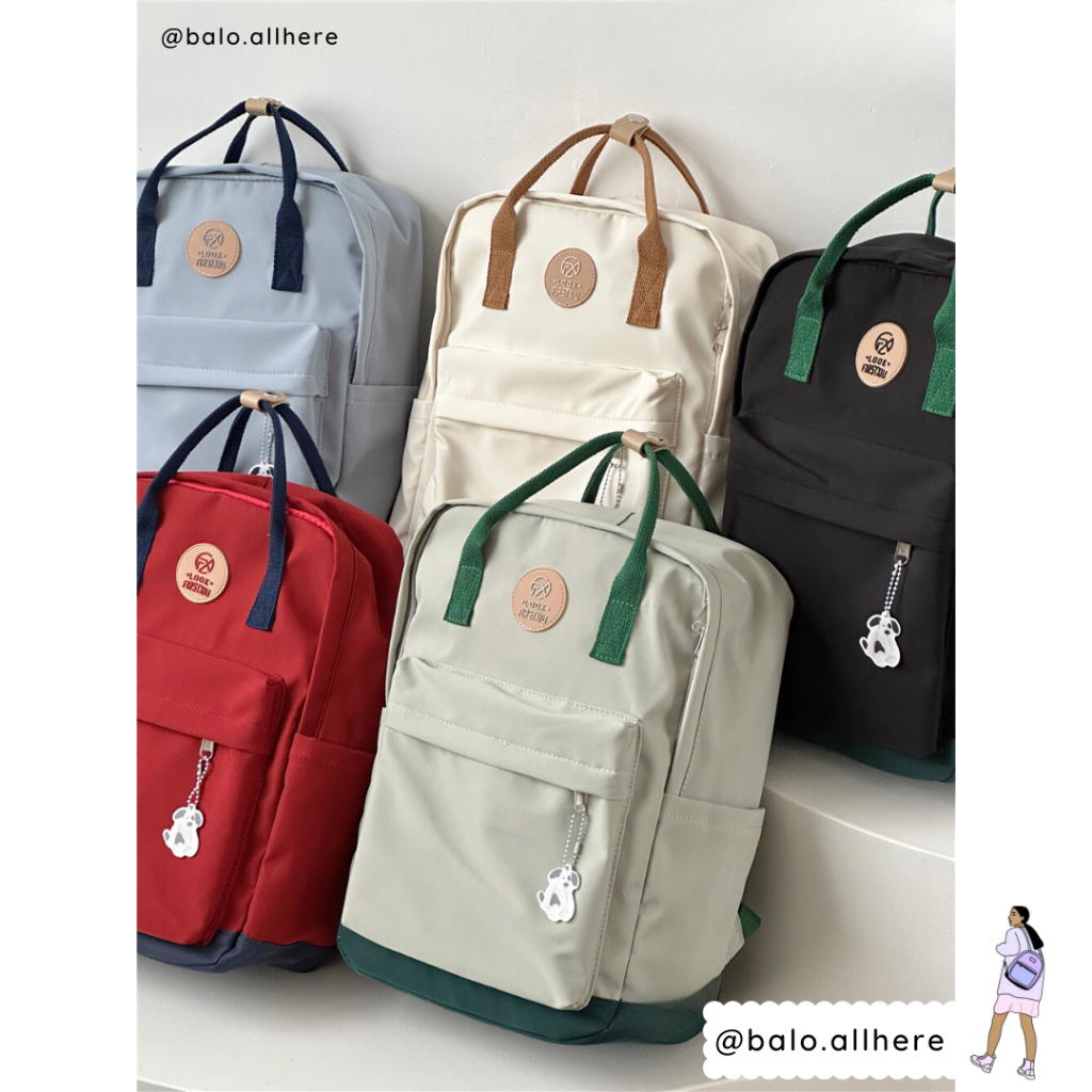 Balo Cặp Sách Nam Nữ Basic Chống Nước