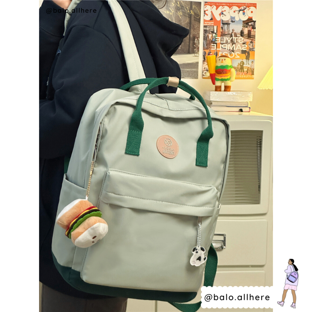 Balo Cặp Sách Nam Nữ Basic Chống Nước
