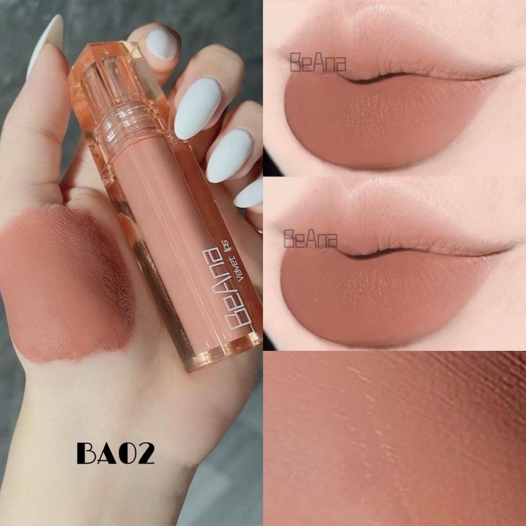 Son Kem Lì B.A Màu Nâu Lạnh Cực Cuốn Hút