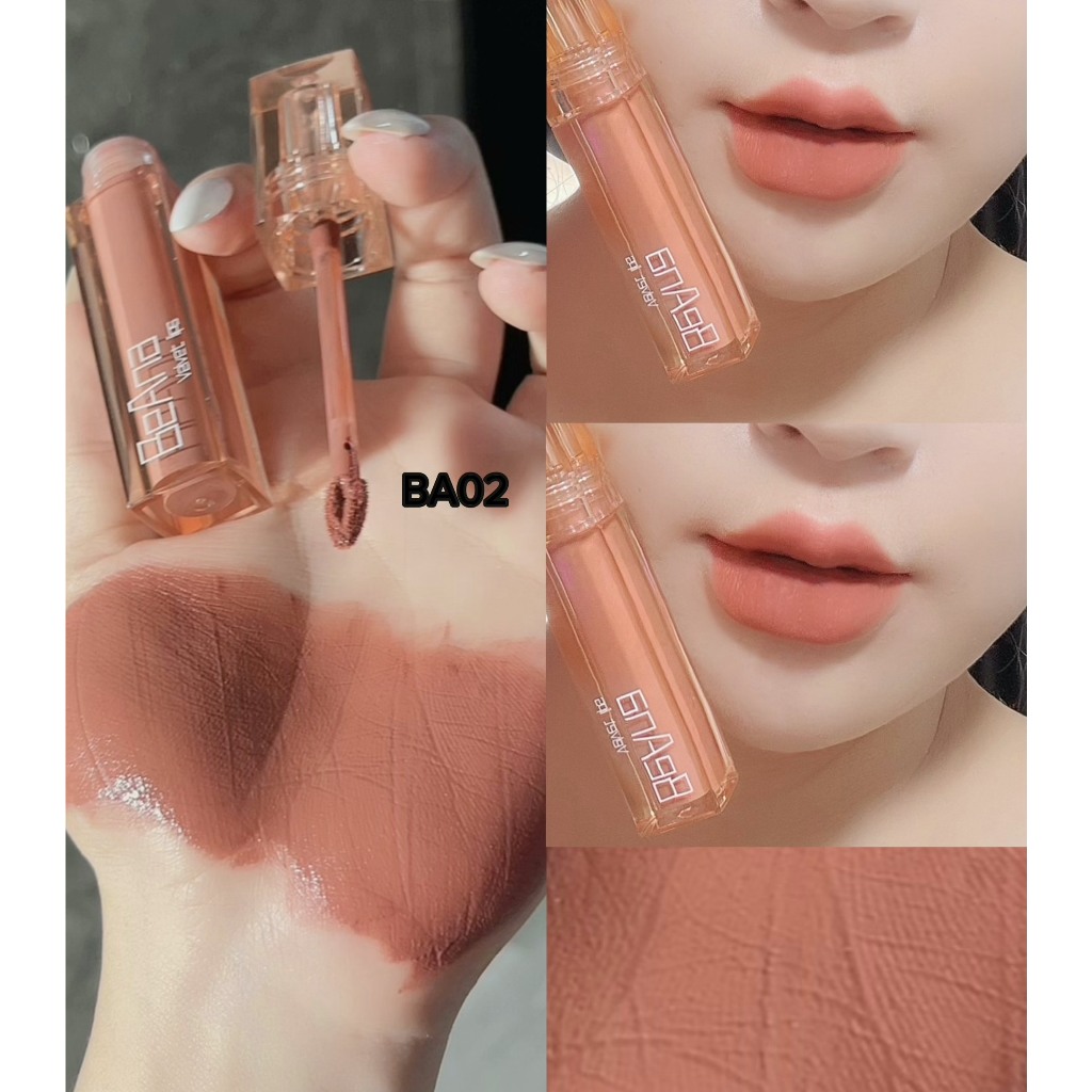 Son Kem Lì B.A Màu Nâu Lạnh Cực Cuốn Hút