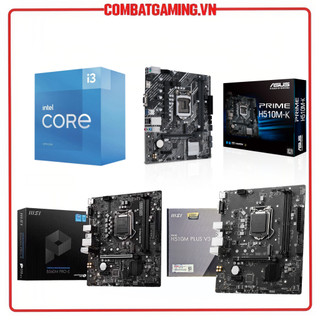 Bộ Vi Xử Lý CPU Intel Core i3 10105F Box Chính Hãng | Combo CPU + Mainboard H510M B560M hàng chính hãng