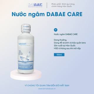 Nước ngâm lens Dabae Care và các loại ngâm nhỏ lens hãng Dabae
