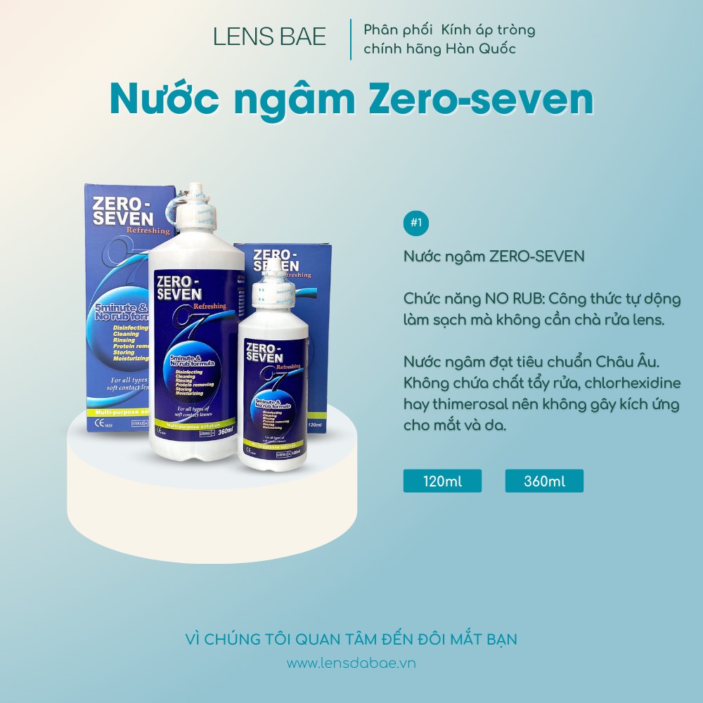 Nước ngâm lens Dabae Care và các loại ngâm nhỏ lens hãng Dabae