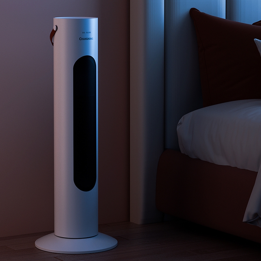 Quạt Sưởi Changhong Máy Sưởi Cây Đứng Cỡ Lớn Công Suất 2000W Làm Ấm Cực Nhanh Hàng Chính Hãng Bảo Hành 12 Tháng