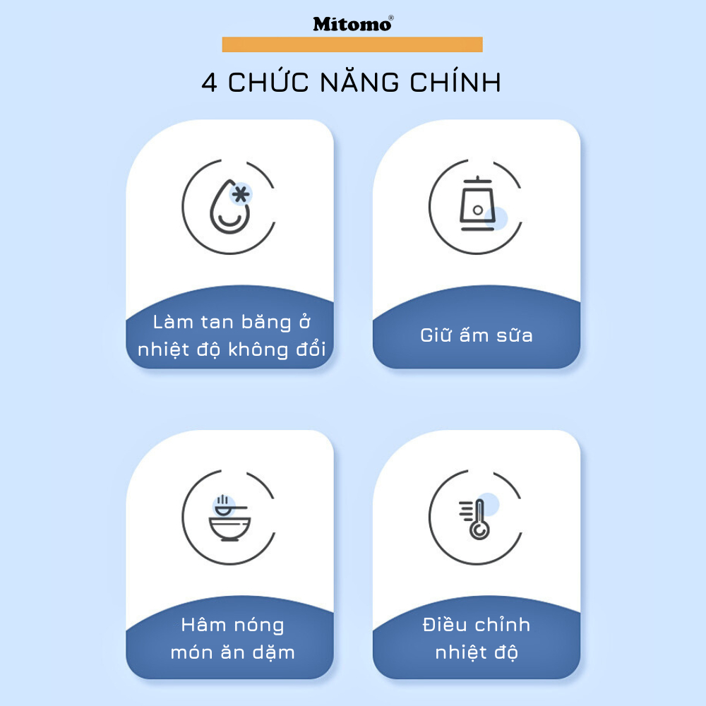Máy hân sữa, Tiệt trùng, Rã đông cao cấp Mitomo RBN-1B - Hàng chính hãng