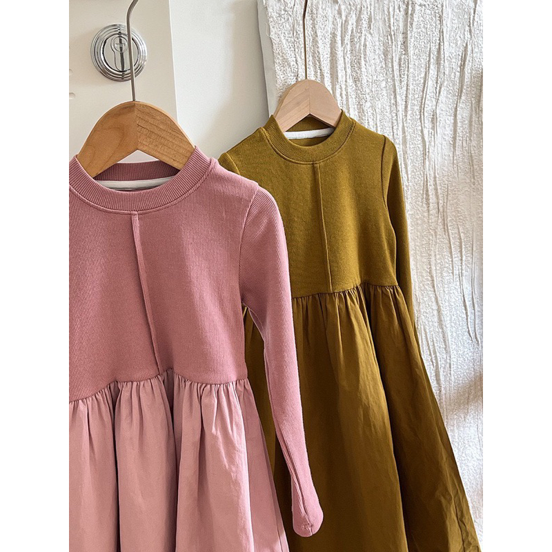 Váy thu đông dài tay cho bé gái