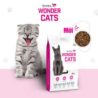 Thức ăn hạt cho mèo wonder cats nhập khẩu hàn quốc 5kg