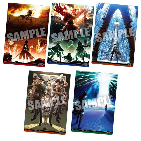 Gói Thẻ Nhân Phẩm Pack Card Attack on Titan Wafer