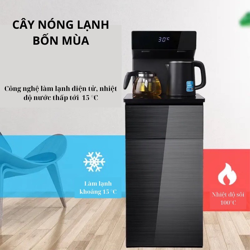 Cây nước nóng lạnh ấm 3 chế độ đa năng thích hợp cho văn phòng, gia đình - Máy làm nước nóng lạnh