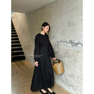 𝐒𝐞𝐚𝐬𝐨𝐧 𝐃𝐫𝐞𝐬𝐬 - đầm linen dáng dài chít eo