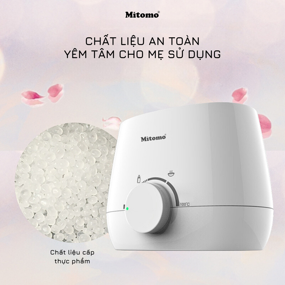 Máy hâm sữa Tiệt trùng, Hâm nóng thức ăn đa năng Mitomo RBN-1001 - Hàng chính hãng
