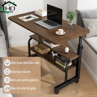 Bàn làm việc Rút 1 Tầng Di Động,nâng hạ thông minh , có bánh xe di chuyển, Bàn Văn Phòng Tiện Lợi