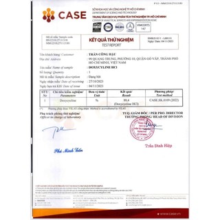 [25Kg] Kháng sinh DOXYCYCLINE HYCLATE 98% (dùng trong thú y, thủy sản)