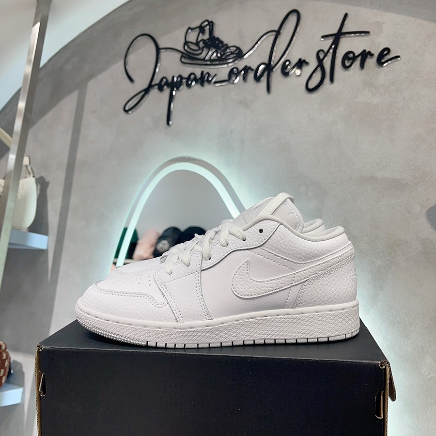 Giày Air_Jordan 1 Low Triple White chuẩn cao cấp full size