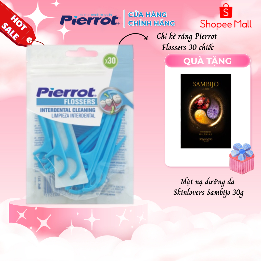 Chỉ kẽ răng Pierrot FIossers tây ban nha 30pcs