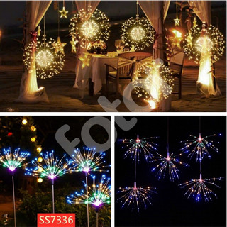 [FREESHIP] ĐÈN LED HOA CÂY 6 NHÁNH CAO 1m - ĐÈN TREO 5m, 5 BÔNG LED 7 MÀU - DÂY ĐÈN 5 LED HOA 8 HIỆU ỨNG