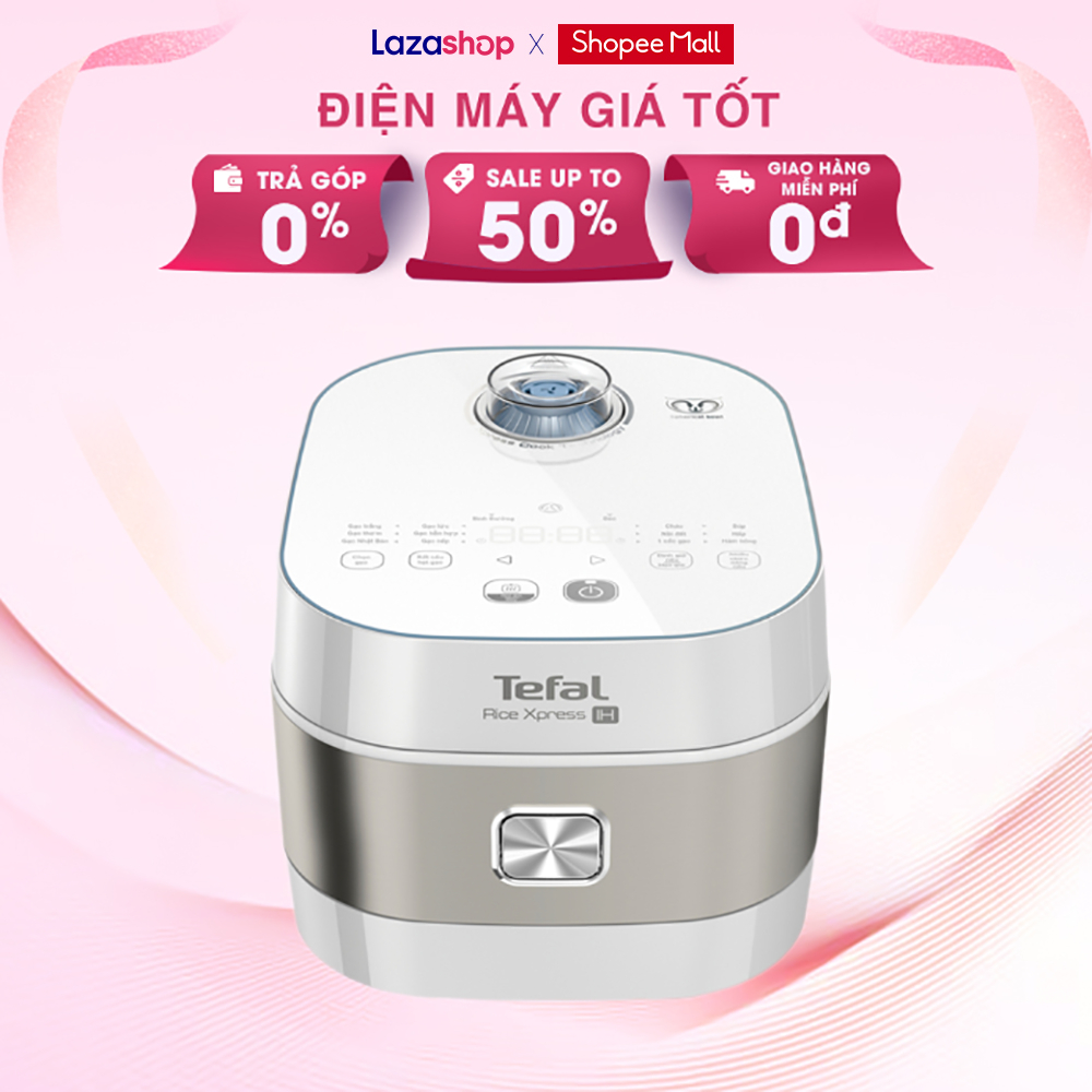 Nồi cơm điện cao tần Tefal 1.5 lít RK762168 - Hàng chính hãng