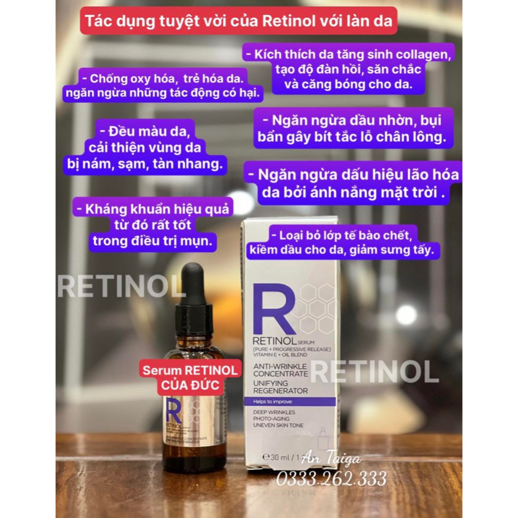 SERUM RETINOL CỦA ĐỨC