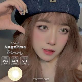 Kính Áp Tròng Tinteye Lens 018 Nâu tây