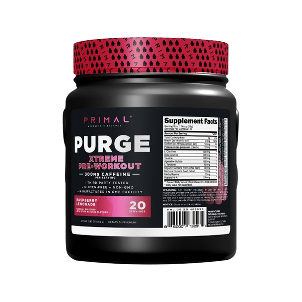 Bột Primal Purge Xtreme Pre Workout, 20 Servings (360 Gams) nhập khẩu Mỹ - Gymstore