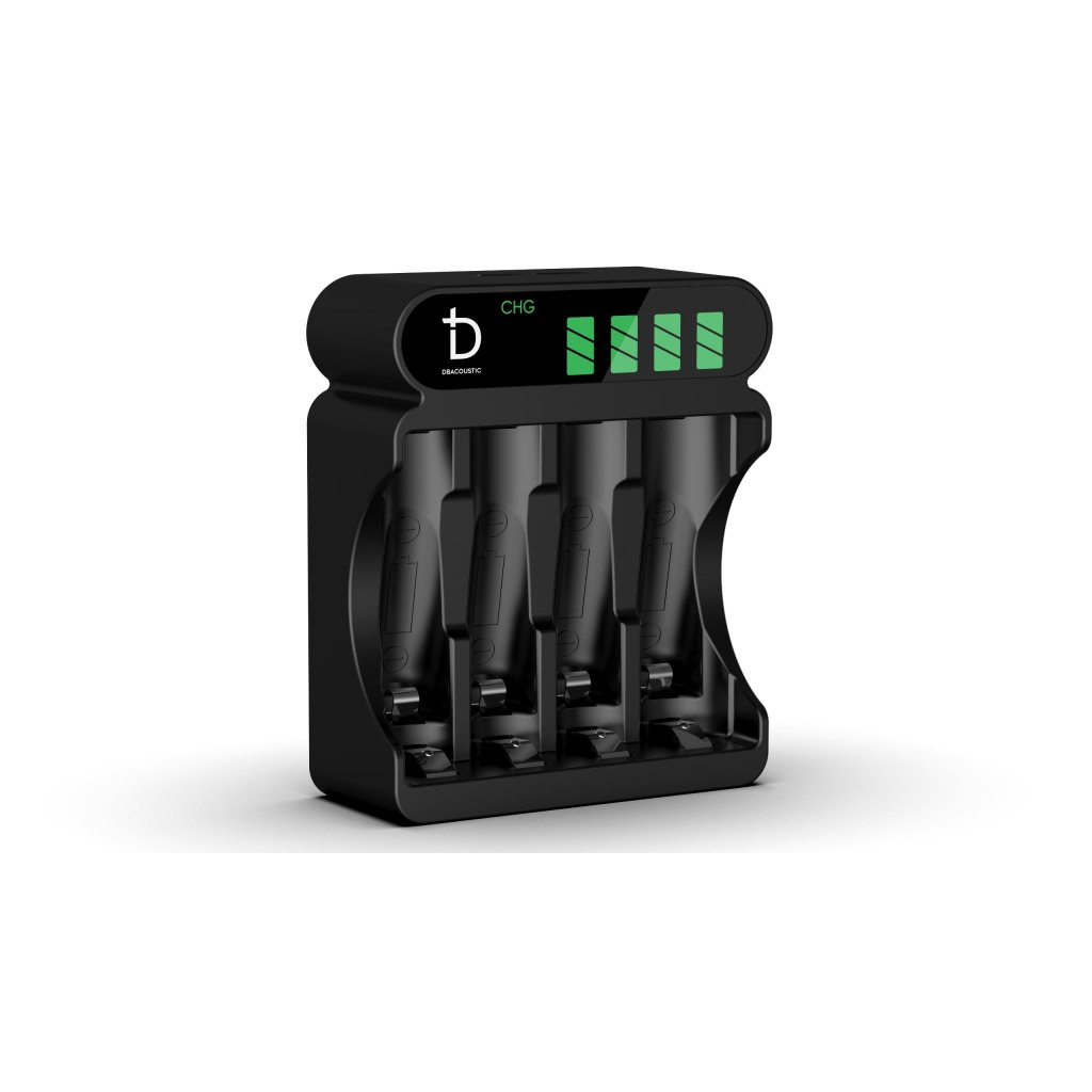 Combo Sạc Pin DBacoustic chính hãng - Bộ sạc C4000L + Pin AA 1.2V - 3300mAh